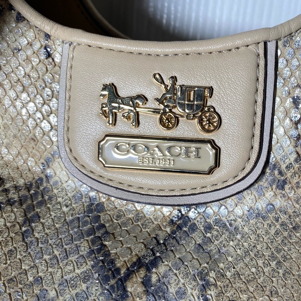 Coach Snake Print Python Satchel Bag. (Never Used… - image 5